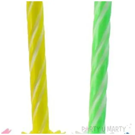 swieczki paski podwojny wzor mix godan 24 szt