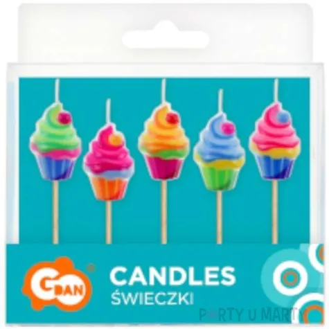 swieczki pikery babeczki godan 5 szt