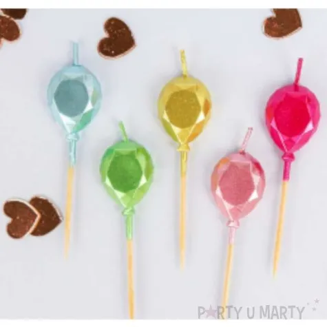 swieczki pikery baloniki godan 5 szt