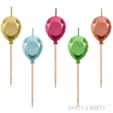 swieczki pikery baloniki godan 5 szt