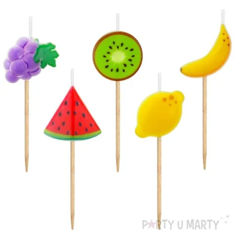 swieczki pikery owoce godan 5 szt