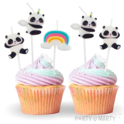 swieczki pikery pandy godan 7 cm 5 szt