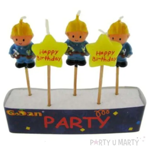 swieczki pikery strazak serce