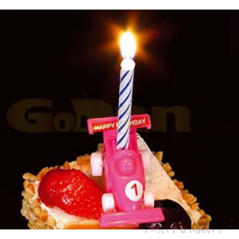 swieczki samochodziki podstawki 8 4