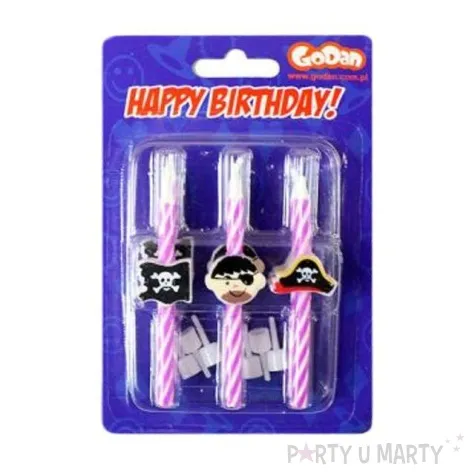 swieczki spiralne piraci 6 6