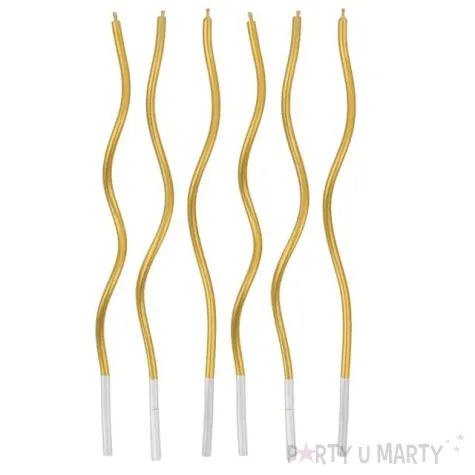 swieczki swiderki zlote godan 6 szt