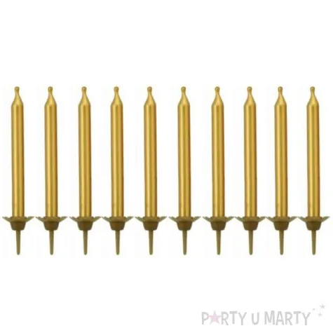 swieczki tortowe classic proste 5 cm godan 10 szt