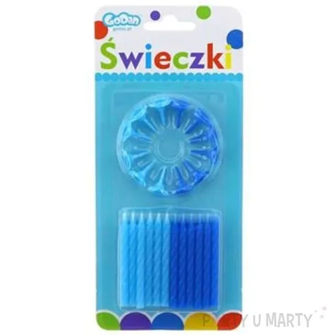 swieczki tortowe classic proste godan 6 cm 24 szt