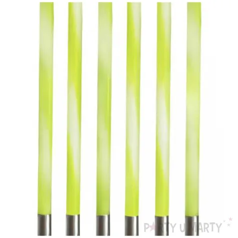 swieczki urodzinowe candy limonkowy godan 15 cm 6 szt