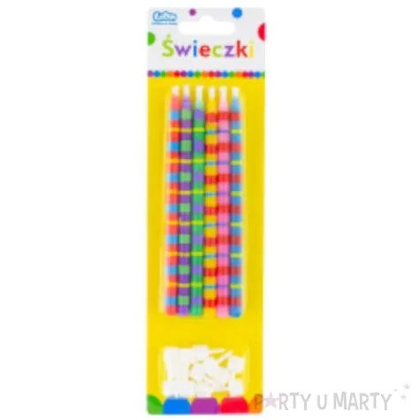 swieczki urodzinowe classic wysokie godan 12 szt