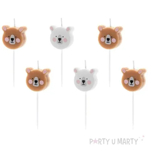 swieczki urodzinowe miski mix partydeco 6szt