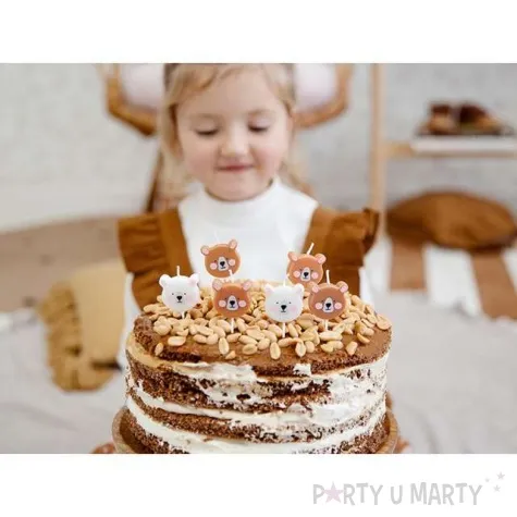 swieczki urodzinowe miski mix partydeco 6szt