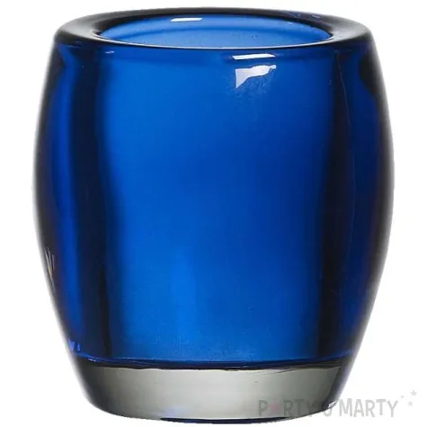 swiecznik classic tealight niebieski ciemny bolsius 77 72