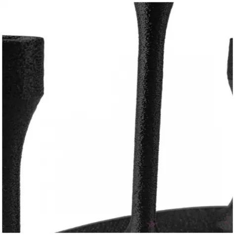 swiecznik elegancki potrojny halloween czarny