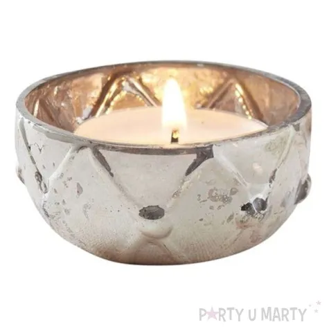 swiecznik frosty glass ginger ray szklany 5 5 x 3 cm