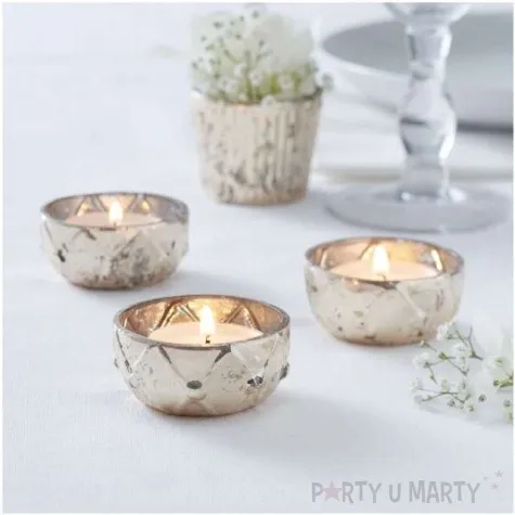 swiecznik frosty glass ginger ray szklany 5 5 x 3 cm