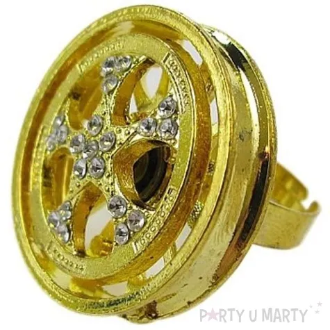 sygnet zlota felga 3x3 cm