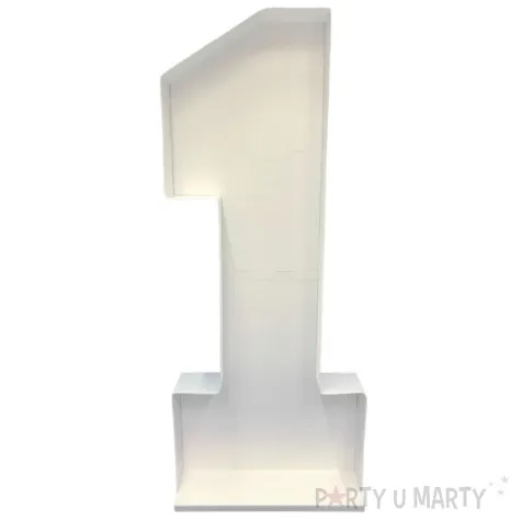 szablon do balonow cyfra 1 godan 120 cm