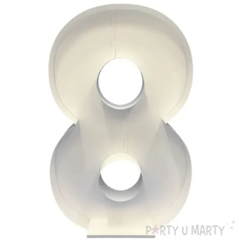 szablon do balonow cyfra 8 godan 120 cm