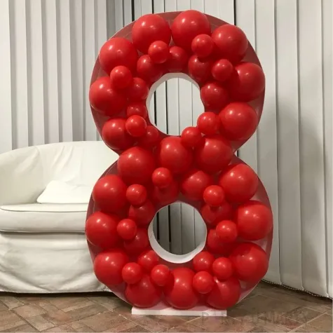 szablon do balonow cyfra 8 godan 120 cm