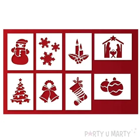 szablony dekoracyjne boze narodzenie z szopka arpex 8 szt