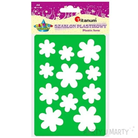 szablony dekoracyjne classic kwiatki titanum 148x105 mm