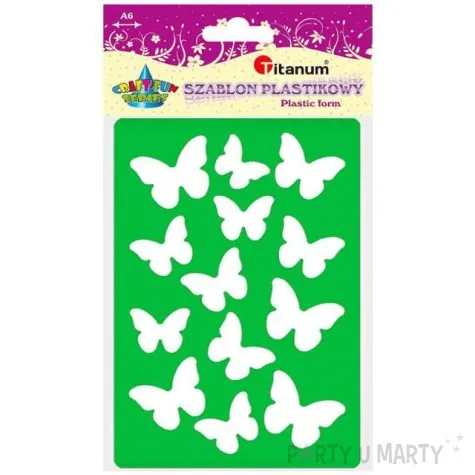 szablony dekoracyjne classic motylki titanum 148x105 mm