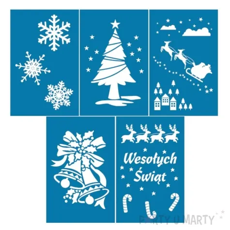 szablony dekoracyjne swiateczny mix brewis 30x21 cm