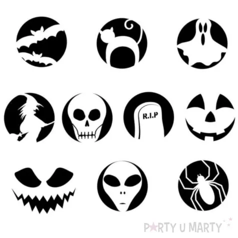 szablony do wykrawania dynia halloween arpex 10 szt