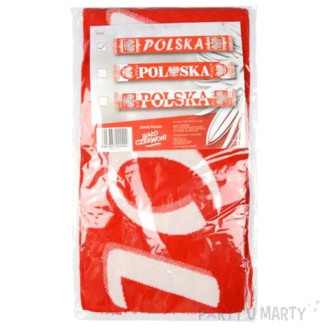 szalik kibica polska orzel bialo czerwony arpex 145 cm