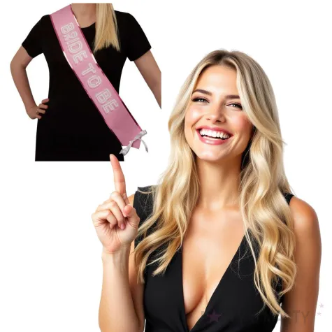 szarfa bride to be rozowa godan