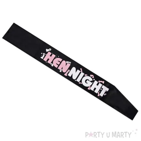 szarfa hen night czarna