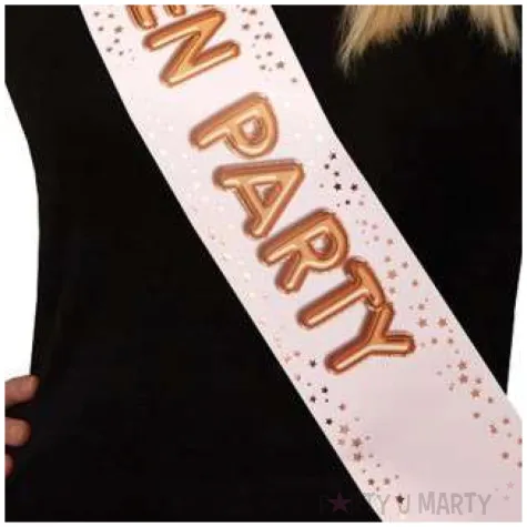 szarfa hen to be glamour rozowa 4 szt