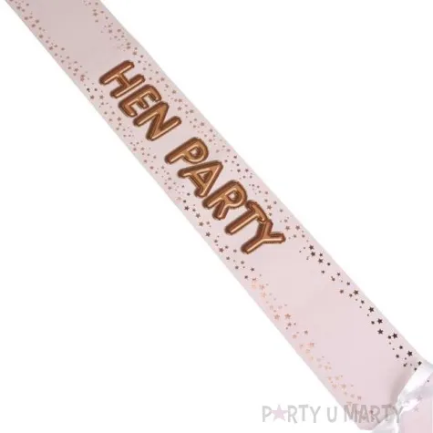 szarfa hen to be glamour rozowa 4 szt