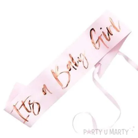 szarfa its a baby girl rozowa godan