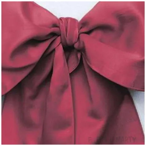 szarfa na krzeslo elegant bordowa 10 szt