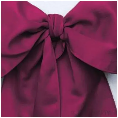 szarfa na krzeslo elegant czerwone wino 10 szt