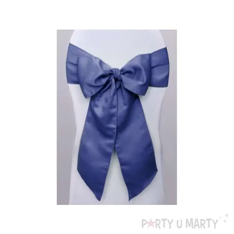 szarfa na krzeslo elegant granatowa 10 szt