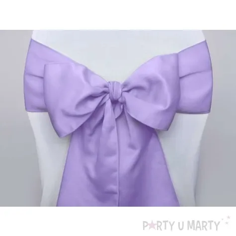 szarfa na krzeslo elegant liliowa jasna 10 szt
