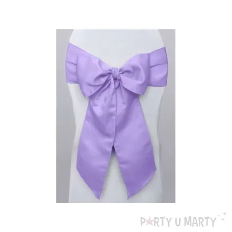 szarfa na krzeslo elegant liliowa jasna 10 szt