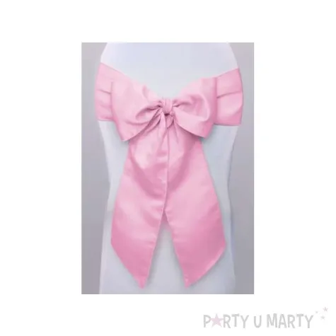szarfa na krzeslo elegant rozowa jasna 10 szt