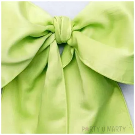 szarfa na krzeslo elegant zielona jasna 10 szt