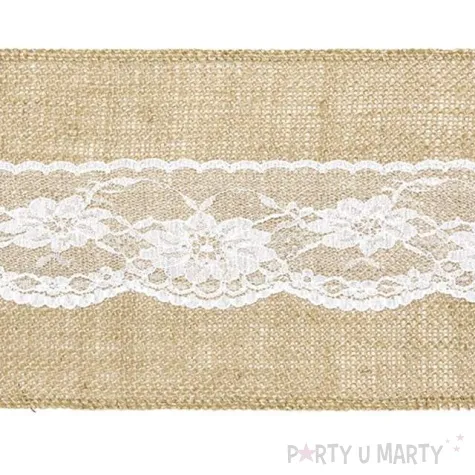 szarfa na krzeslo jutowa partydeco 1 szt