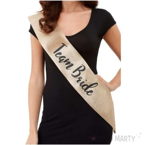 szarfa team bride zloty smiffys
