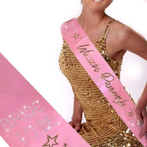 szarfa wieczor panienski stars rozowa viper