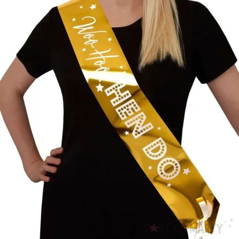 szarfa woo hoo hen do zlota godan