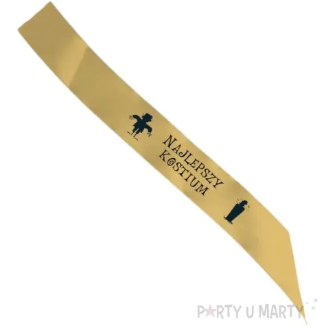 szarfa wyroznienie halloweenowe meskie congee 140 cm