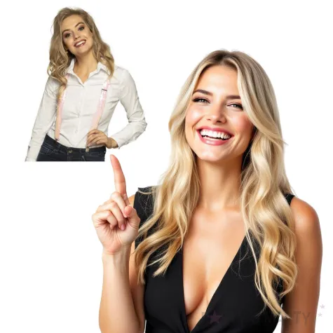 szelki cekinowe rozowe boland