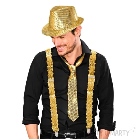 szelki cekinowe zloty widmann