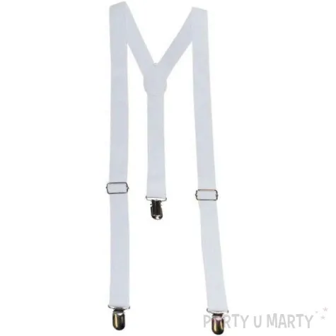 szelki classic biale funny fashion